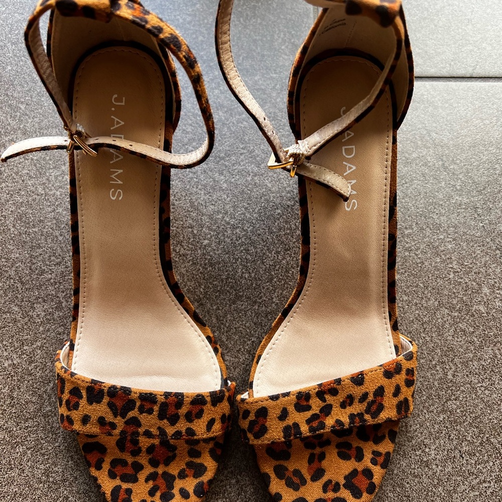 J. Adams Leopard Heels